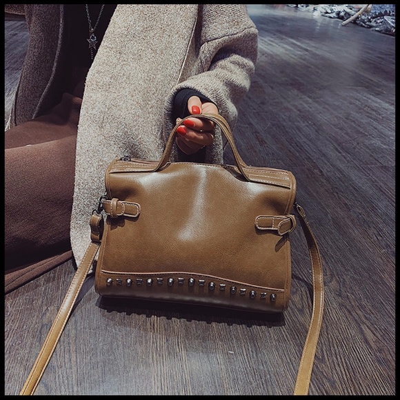 BEE SAC Handbags - NEW HELENA Studded Tote Crossbody
